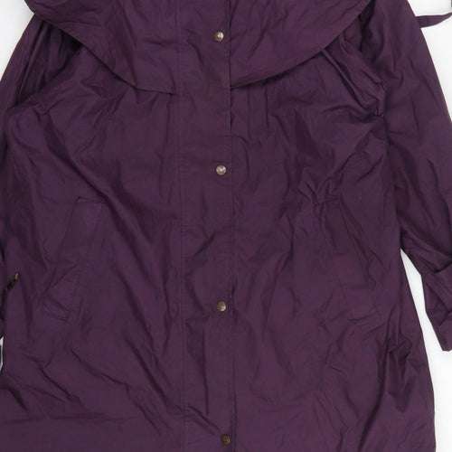 Target Dry Women’s Purple Size 16 Long Rain Coat Outdoor