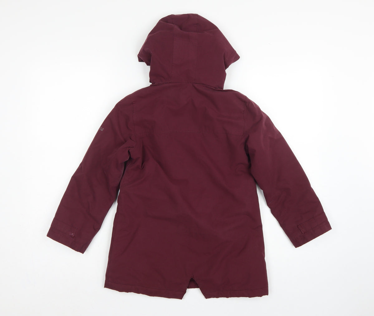 Trespass Girls Red 5-6 Years Parka Coat Hooded Waterproof Insulated