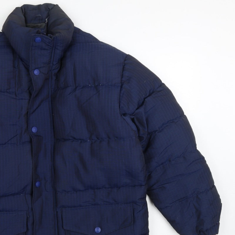 Additional view of Atlantic Sport Men's Blue Small Puffer Jacket Quilted Down Insulated