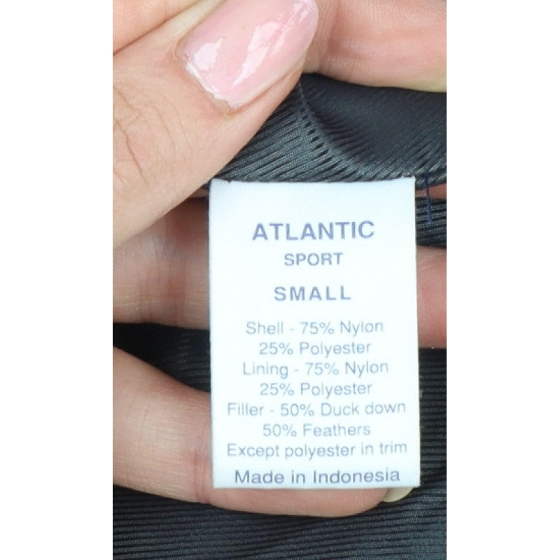 Additional view of Atlantic Sport Men's Blue Small Puffer Jacket Quilted Down Insulated