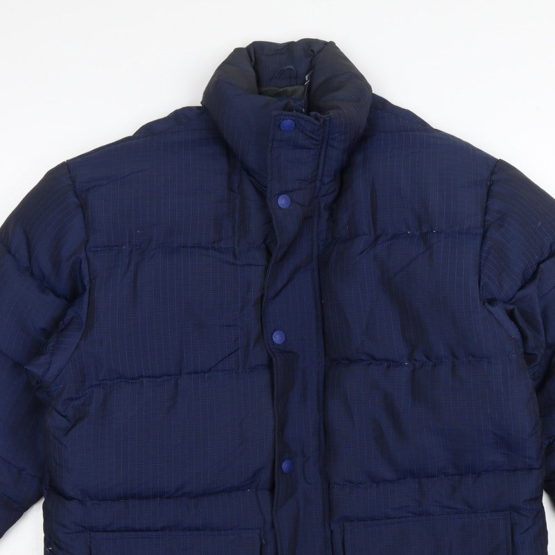 Additional view of Atlantic Sport Men's Blue Small Puffer Jacket Quilted Down Insulated