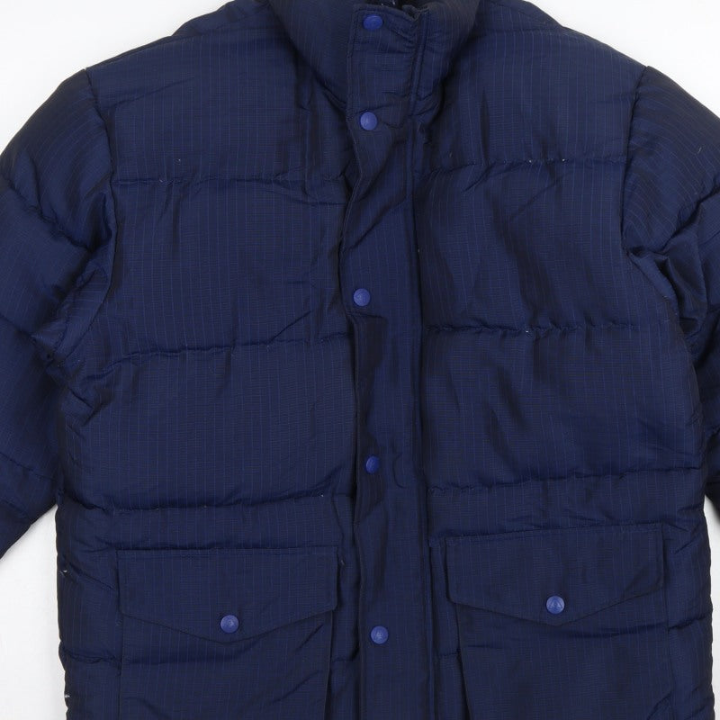 Additional view of Atlantic Sport Men's Blue Small Puffer Jacket Quilted Down Insulated