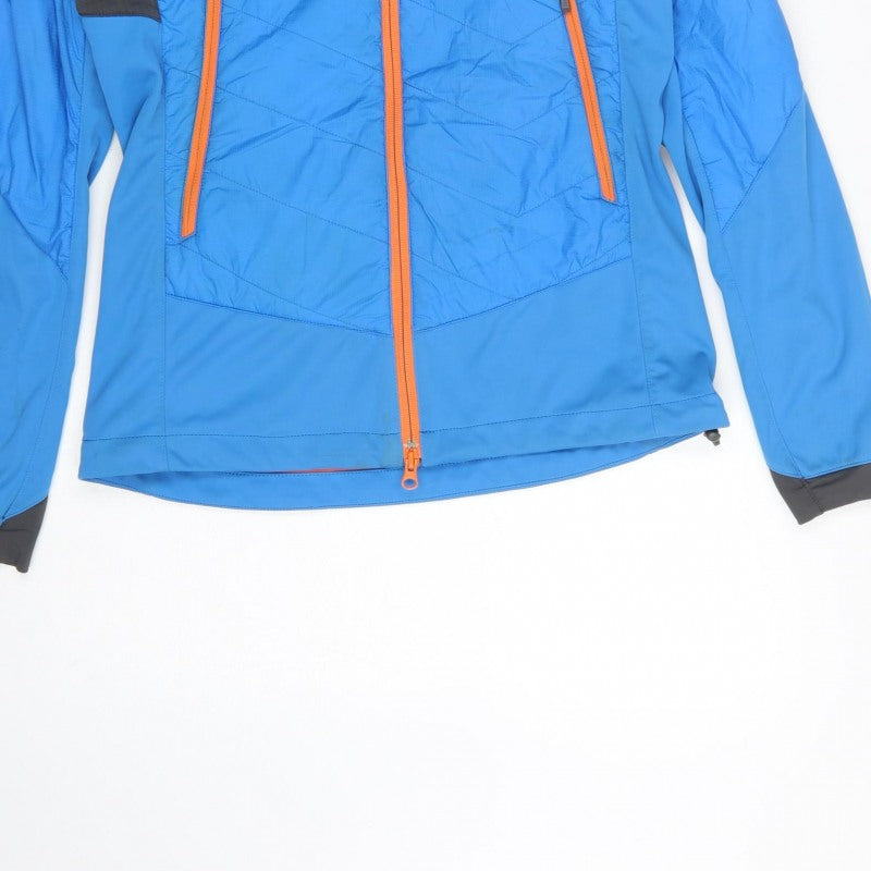 Simond Men’s Blue S Hooded Puffer Softshell Jacket
