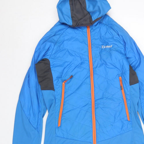 Simond Men’s Blue S Hooded Puffer Softshell Jacket