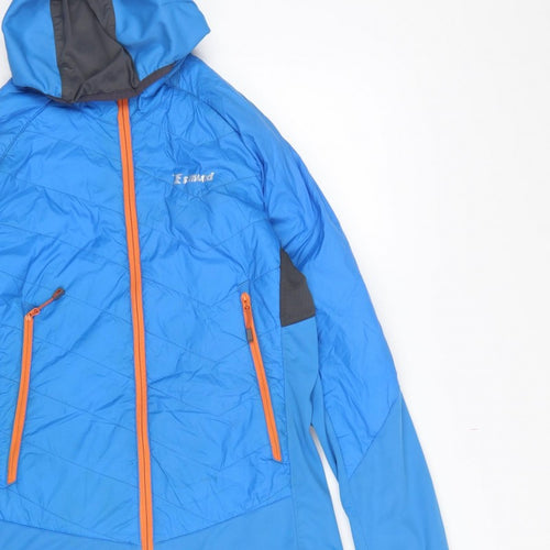 Simond Men’s Blue S Hooded Puffer Softshell Jacket