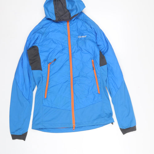 Simond Men’s Blue S Hooded Puffer Softshell Jacket
