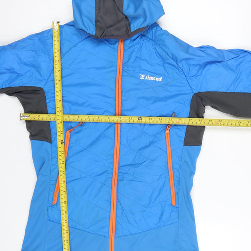 Simond Men’s Blue S Hooded Puffer Softshell Jacket
