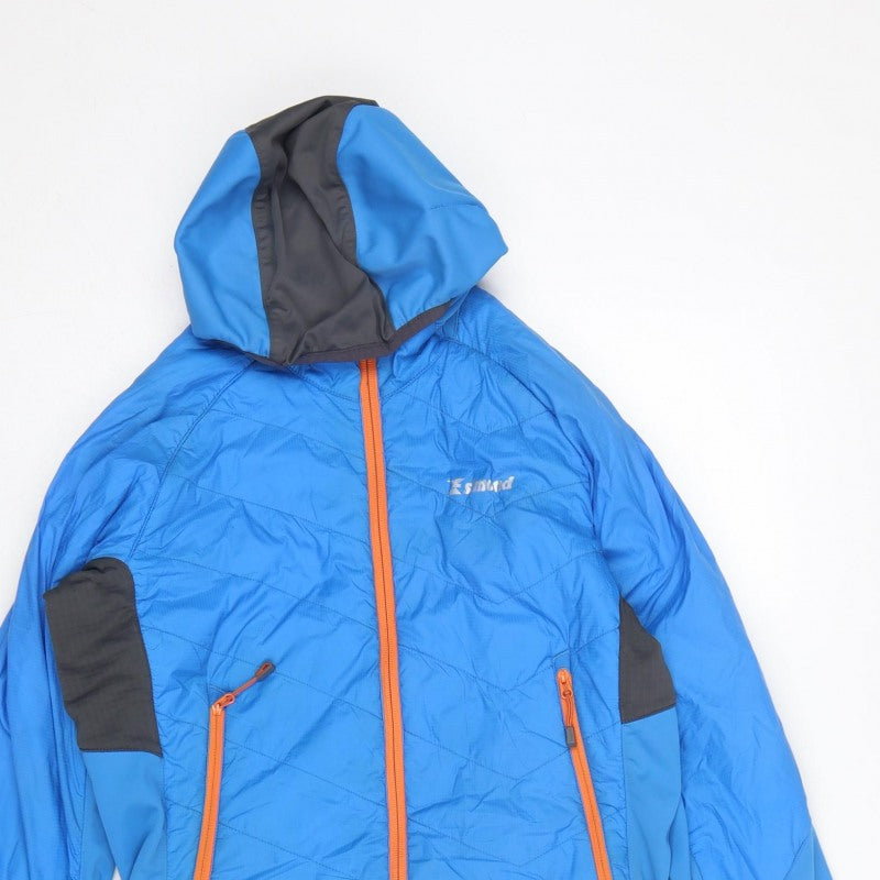 Simond Men’s Blue S Hooded Puffer Softshell Jacket