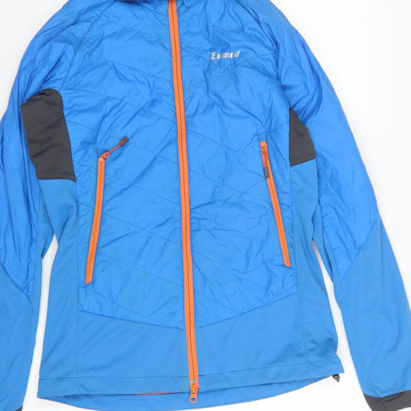 Simond Men’s Blue S Hooded Puffer Softshell Jacket