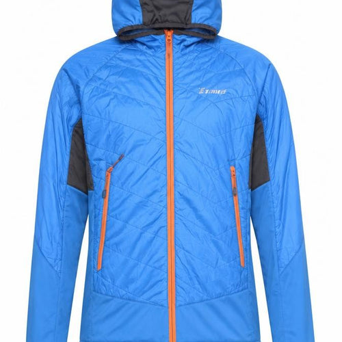 Simond Men’s Blue S Hooded Puffer Softshell Jacket