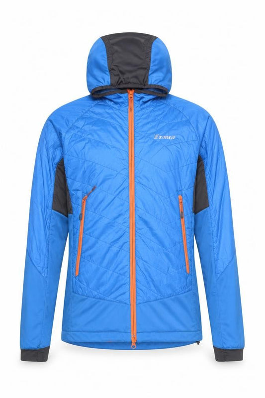 Simond Men’s Blue S Hooded Puffer Softshell Jacket