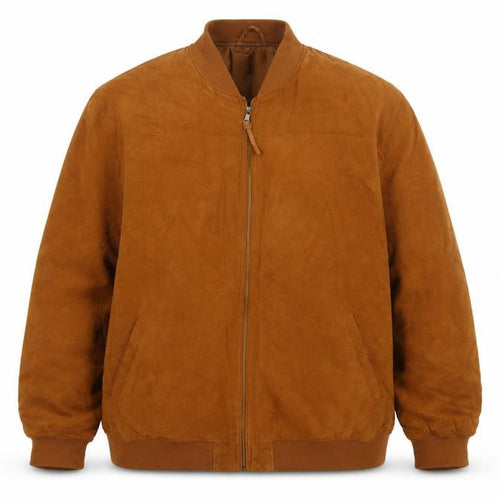 Next Men's Brown 4XL Bomber Jacket Quilted Lined Full Zip