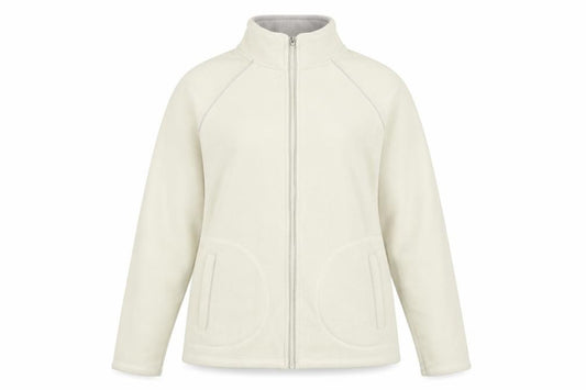 Bhs Women’s Ivory UK 14 Fleece Full Zip Basic Jacket Pockets