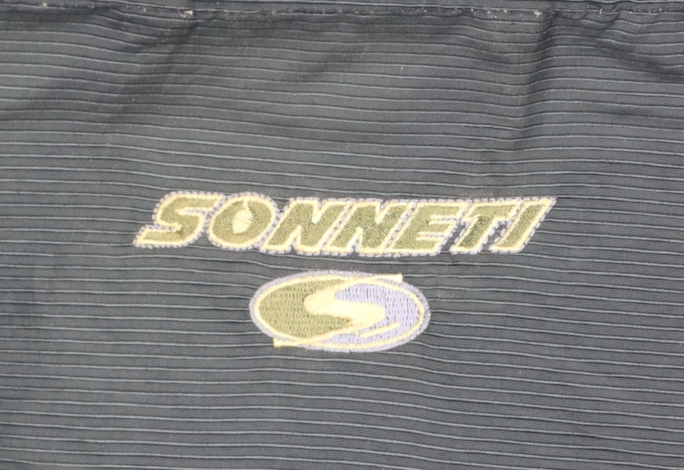 Sonneti Teens Black M Down Puffer Jacket Full Zip Logo