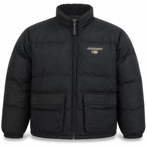Sonneti Teens Black M Down Puffer Jacket Full Zip Logo