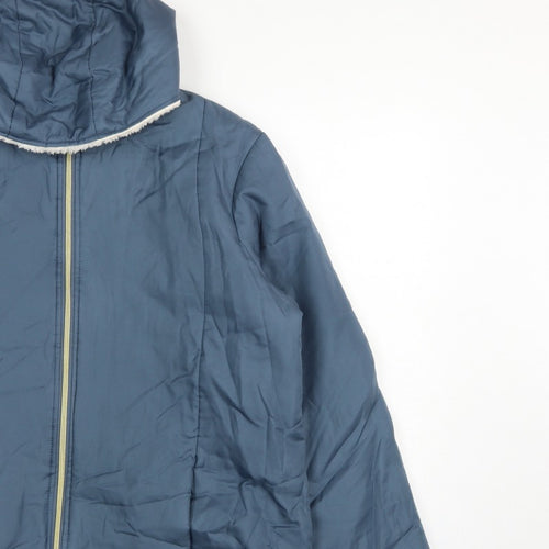 Nathalie Andersen Women Blue M Hooded Puffer Jacket