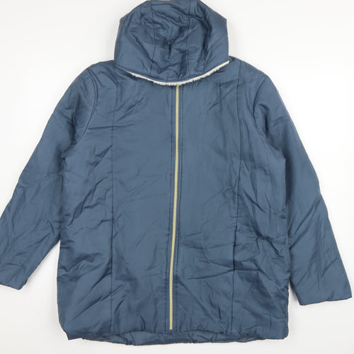 Nathalie Andersen Women Blue M Hooded Puffer Jacket