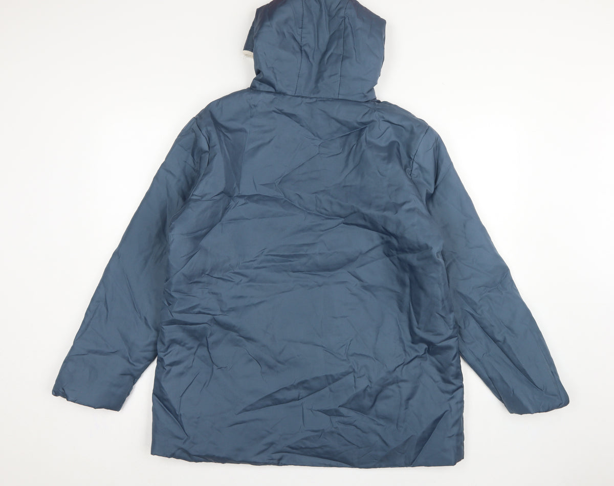 Nathalie Andersen Women Blue M Hooded Puffer Jacket