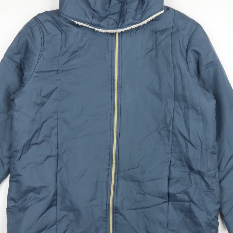Nathalie Andersen Women Blue M Hooded Puffer Jacket