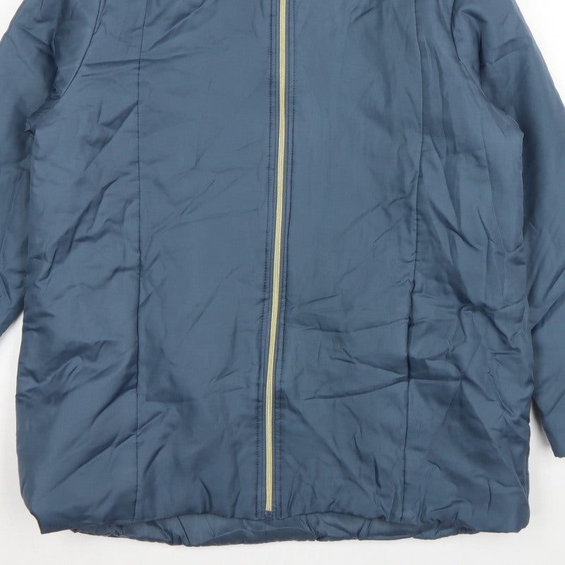 Nathalie Andersen Women Blue M Hooded Puffer Jacket