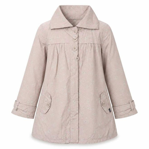 Hooch Teens Pink Size 14 Hooded Long Rain Coat Geometric