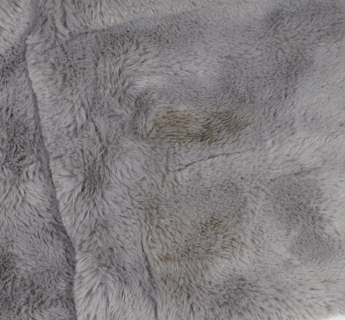 ASOS DESIGN Women's Grey UK 8 Faux Fur Cropped Zip Jacket