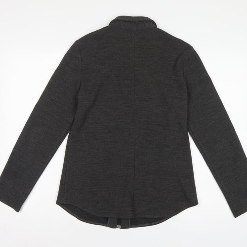 Inscription Women’s Grey UK 10 Knit Full Zip Collared Jacket