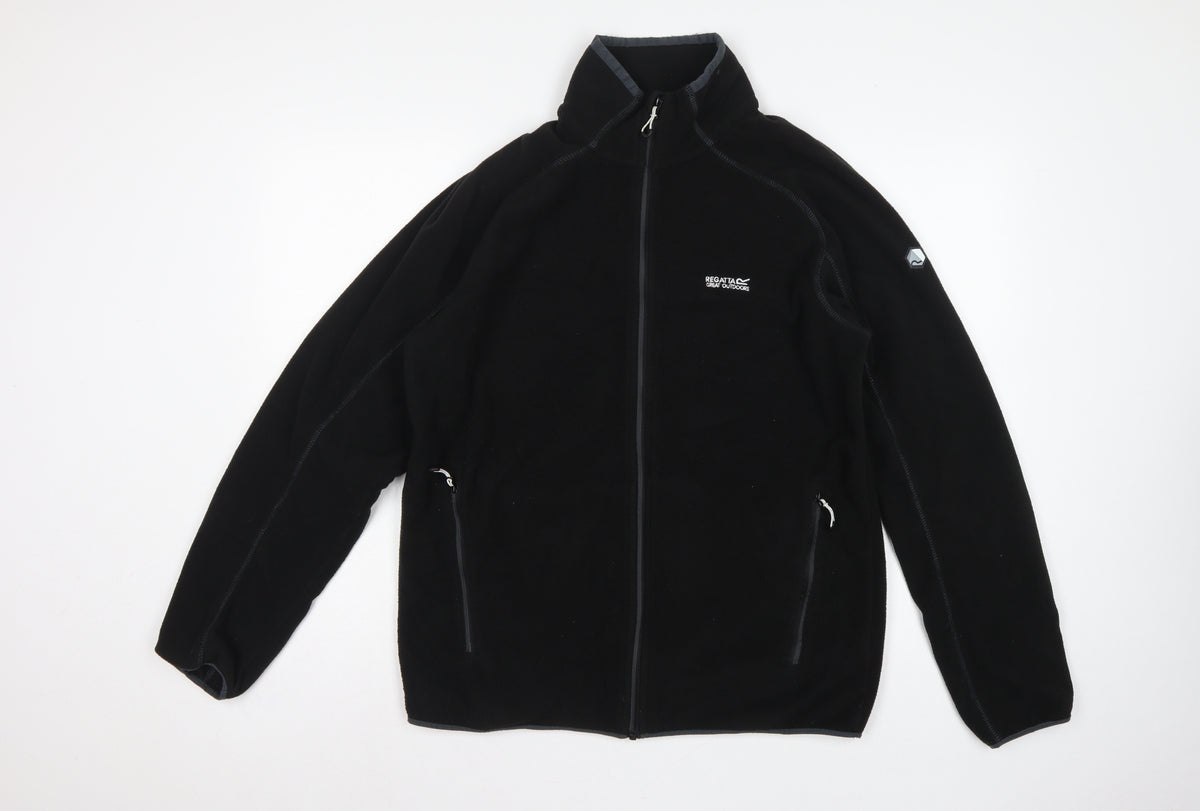 Regatta Men’s Black XL Full Zip Fleece Outdoor Jacket