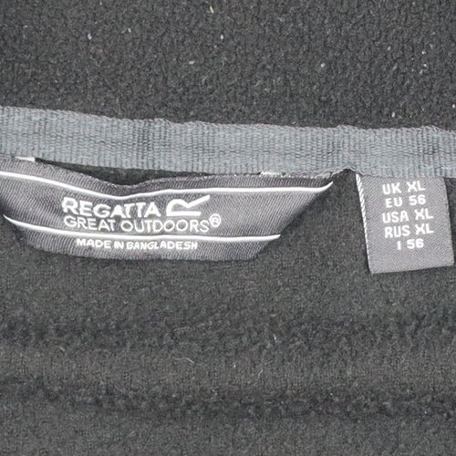 Regatta Men’s Black XL Full Zip Fleece Outdoor Jacket