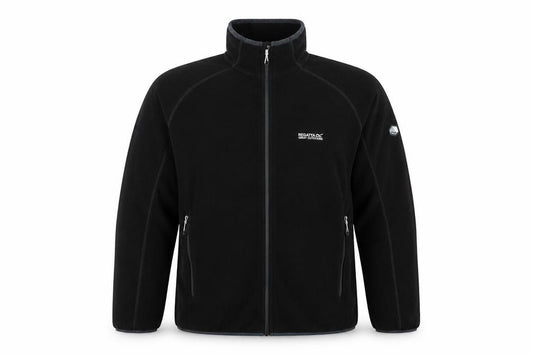 Regatta Men’s Black XL Full Zip Fleece Outdoor Jacket