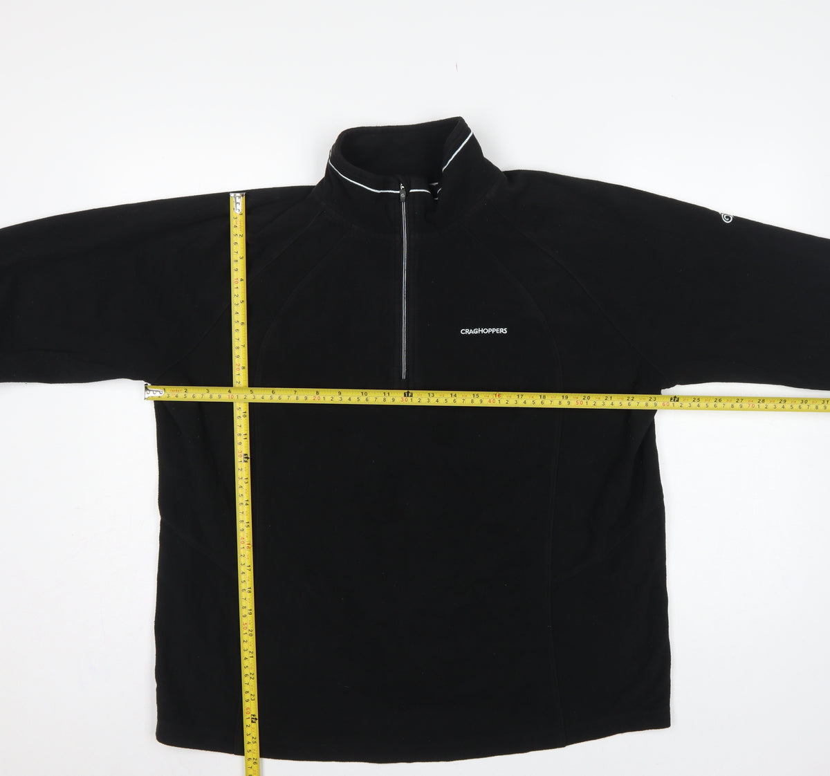 Craghoppers Women’s Black UK 20 Fleece 1/4 Zip High Neck Sweatshirt