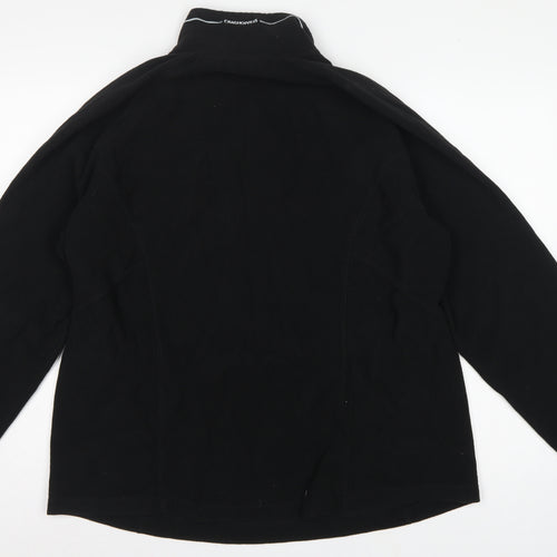 Craghoppers Women’s Black UK 20 Fleece 1/4 Zip High Neck Sweatshirt