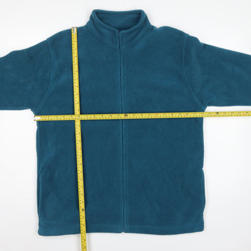 EWM Women’s Blue Fleece Jacket UK 14 Full Zip Collared