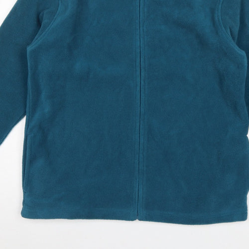EWM Women’s Blue Fleece Jacket UK 14 Full Zip Collared
