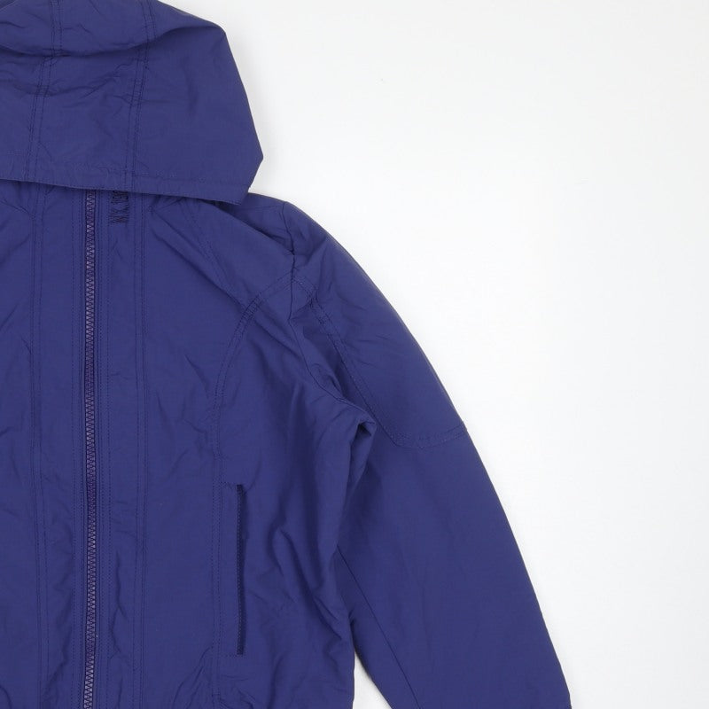 Next Women’s Blue Size 16 Hooded Bomber Jacket Full Zip