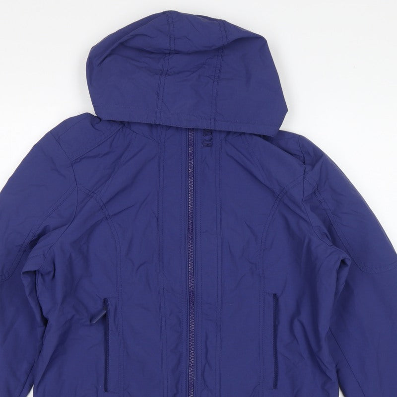Next Women’s Blue Size 16 Hooded Bomber Jacket Full Zip