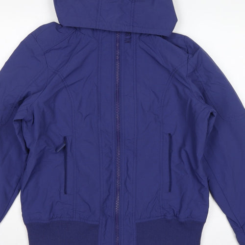 Next Women’s Blue Size 16 Hooded Bomber Jacket Full Zip