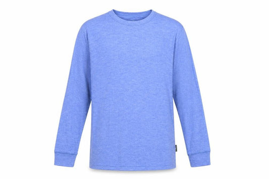 BeeSwift Men’s Blue L Long Sleeve Crew Neck Workwear T-Shirt