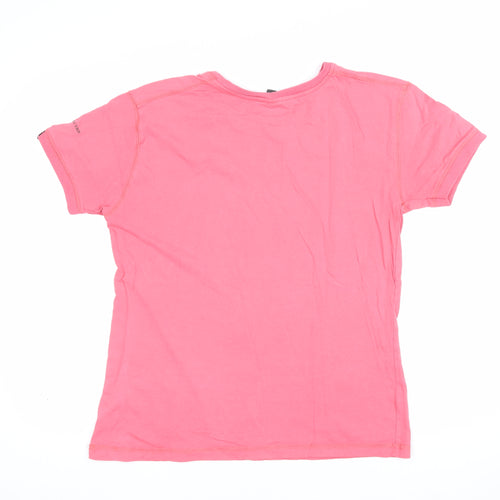 G-Star Men’s Pink M Graphic Logo Crew Neck Short Sleeve T-Shirt