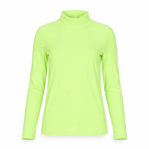 COS Women Green UK 10 Basic Roll Neck Long Sleeve Jersey Top