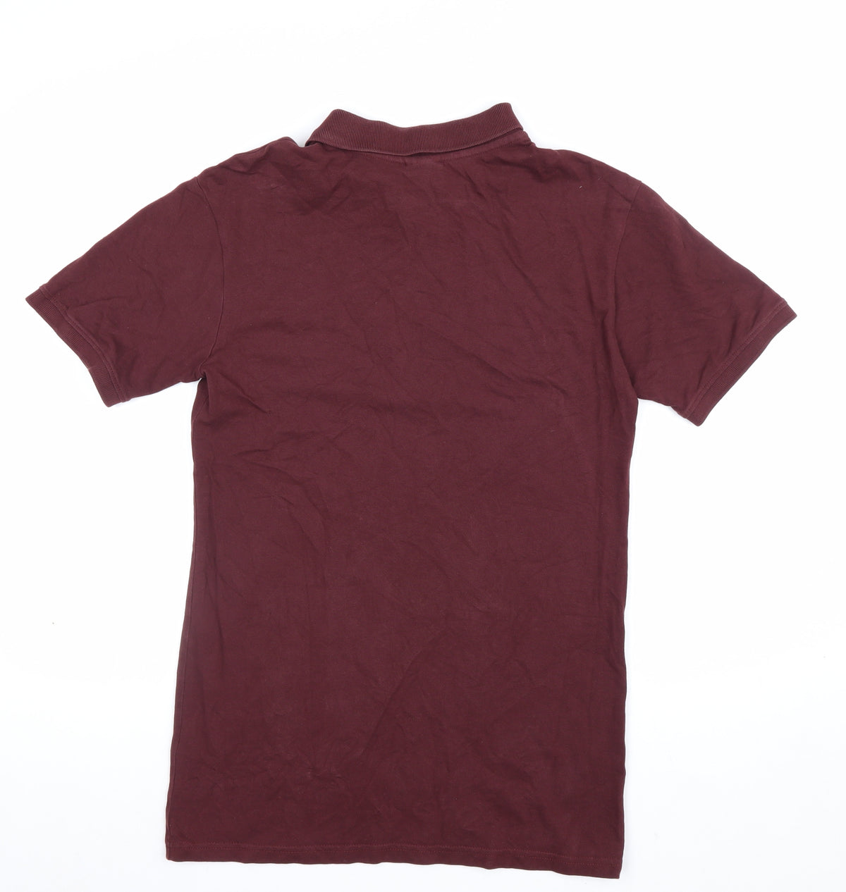 Father Sons Men’s M Burgundy Red 1/4 Zip Short Sleeve Polo