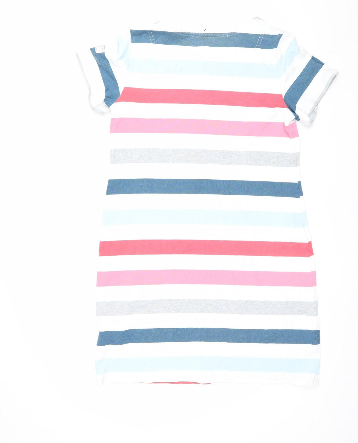 Joules Women’s Multicoloured UK 14 Striped Cotton T-Shirt Dress
