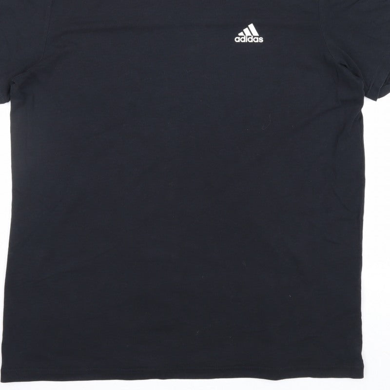Adidas Women’s Black M Slim Fit Short Sleeve Sports T-Shirt