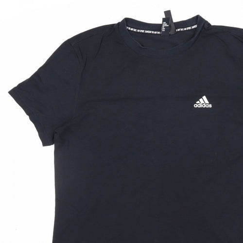 Adidas Women’s Black M Slim Fit Short Sleeve Sports T-Shirt