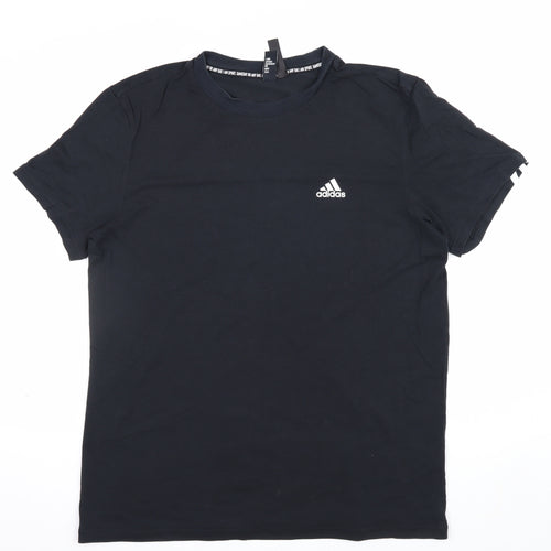 Adidas Women’s Black M Slim Fit Short Sleeve Sports T-Shirt