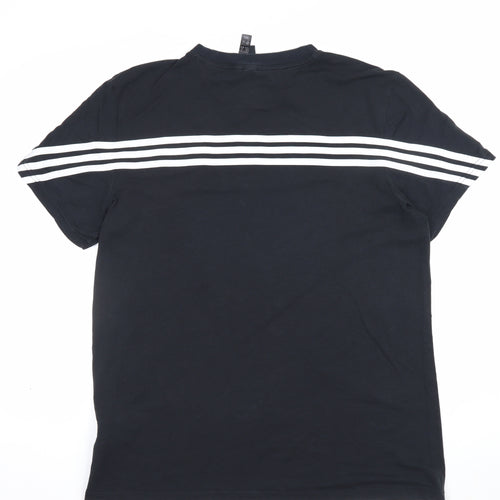 Adidas Women’s Black M Slim Fit Short Sleeve Sports T-Shirt