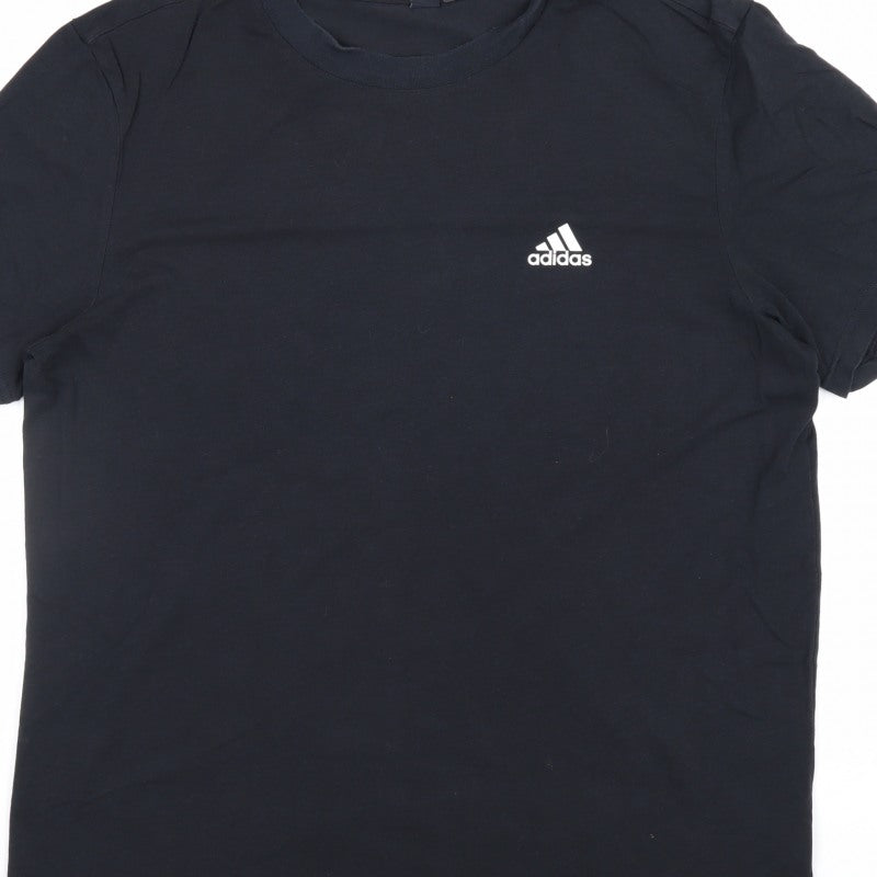 Adidas Women’s Black M Slim Fit Short Sleeve Sports T-Shirt