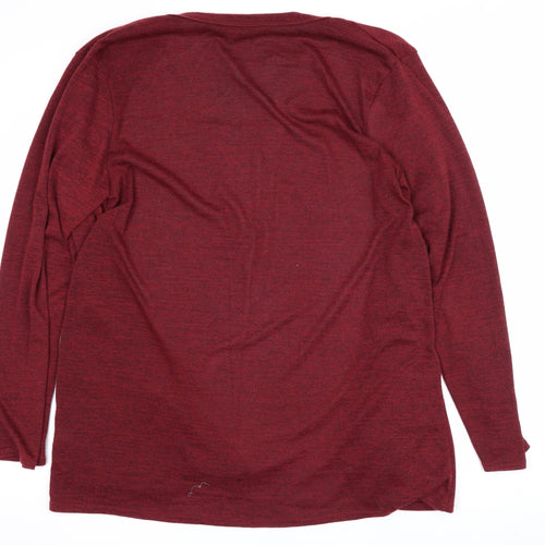 Lipsy London Women’s Red UK 16 Open Wrap Cardigan Lightweight Stretch