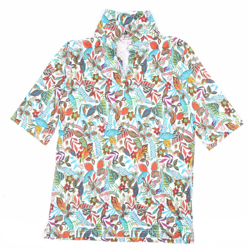 Country Collection Women’s Multicoloured Floral Tunic Blouse Size S