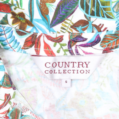 Country Collection Women’s Multicoloured Floral Tunic Blouse Size S